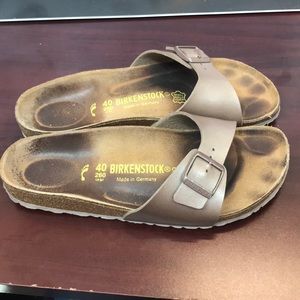 Birkenstock Madrid Birko-Flor Toffee 40 sandals